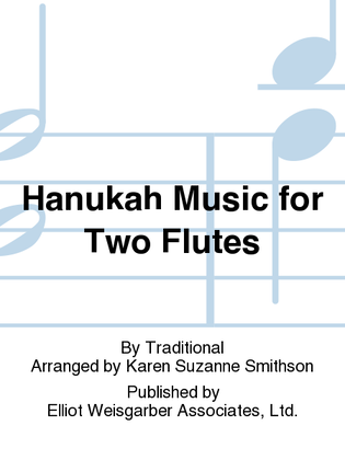 Book cover for Hanukah Music for Two Flutes