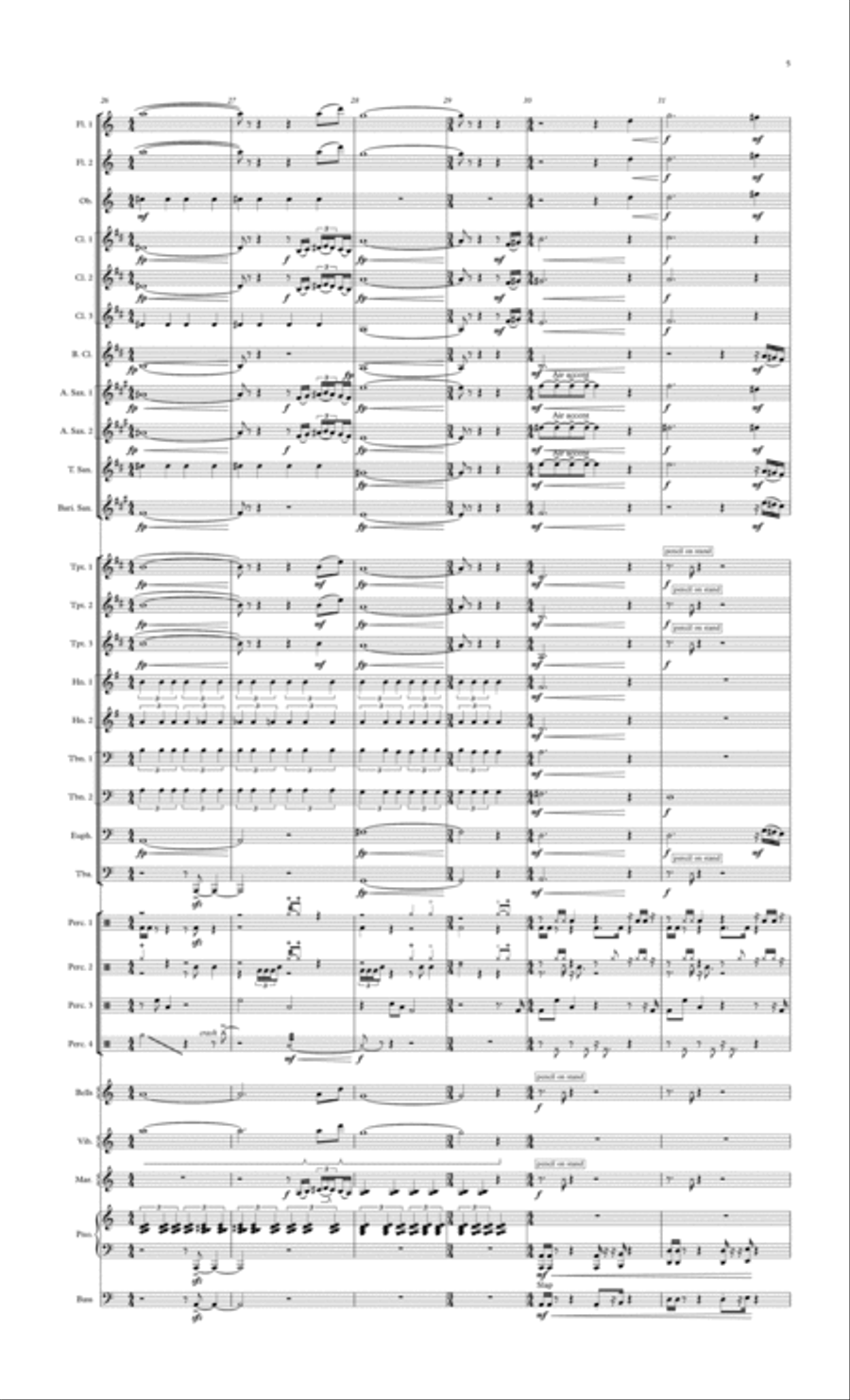 Planetarium Concert Band scores gallery preview page 5