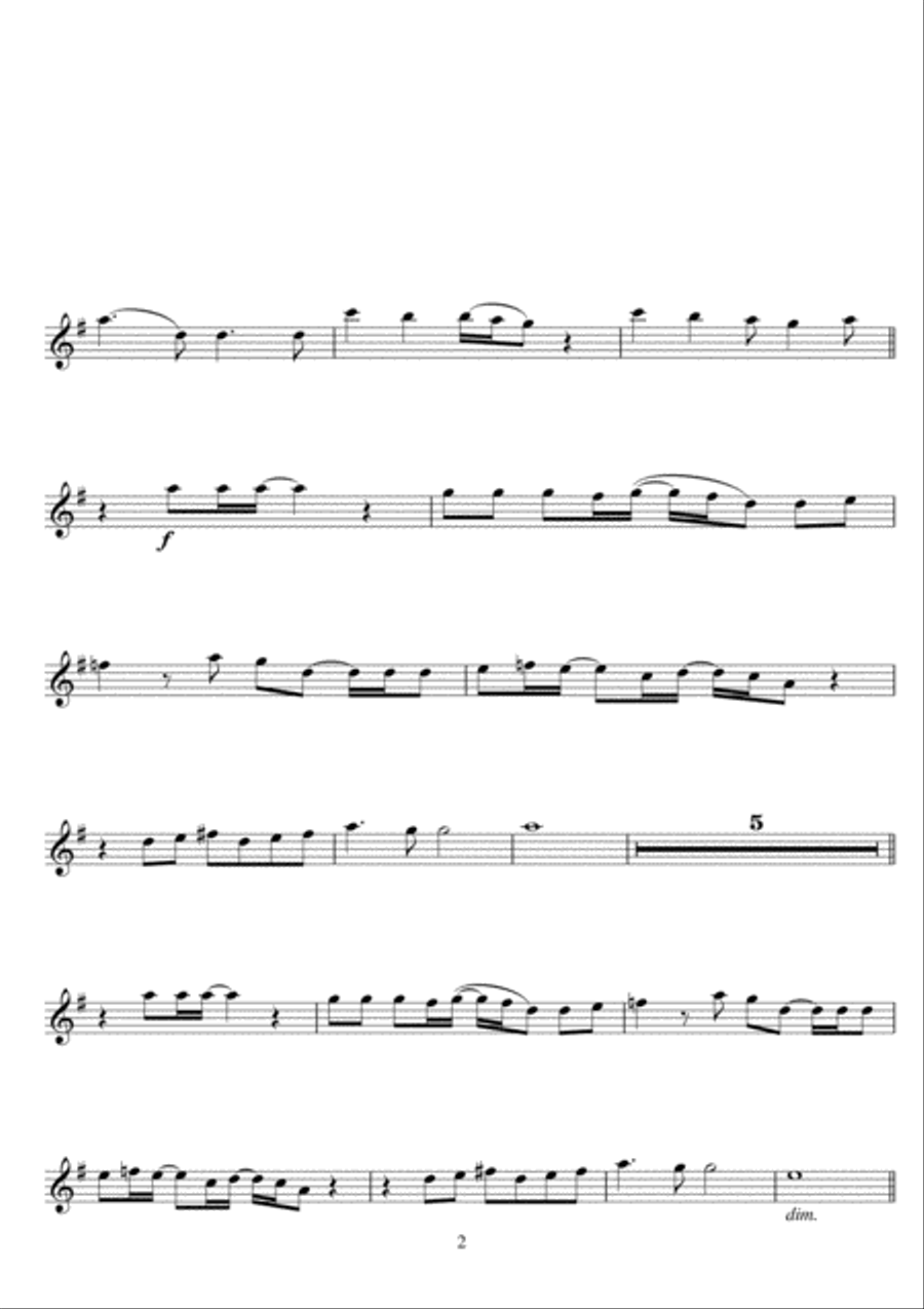 Eternal Flame Flute Solo scores gallery preview page 2