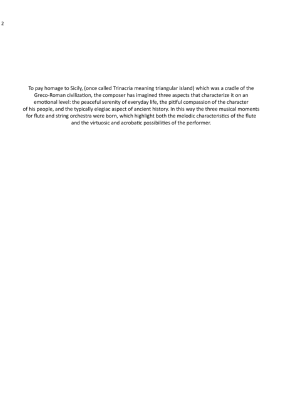 Concertino Siciliano Flute scores gallery preview page 2