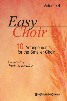 Book cover for Easy Choir, Vol. 4