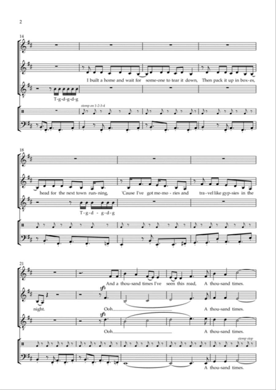 No Roots No Roots 4-Part scores gallery preview page 2