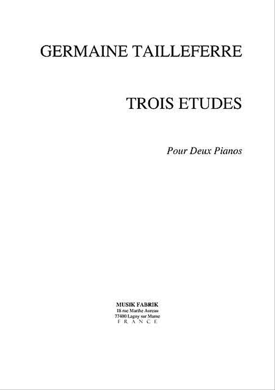 Trois Etudes