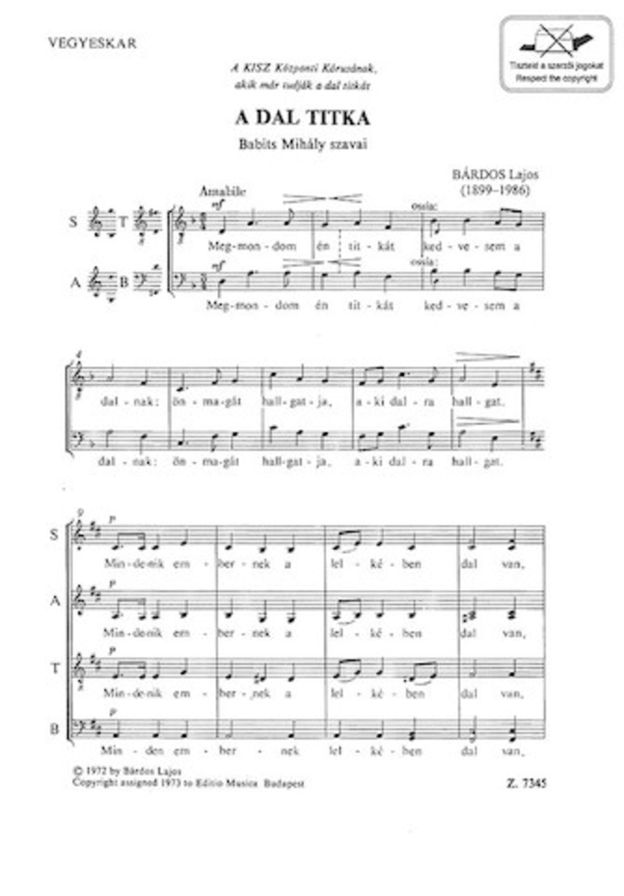 A Dal Titka A Cappella scores gallery preview page 1