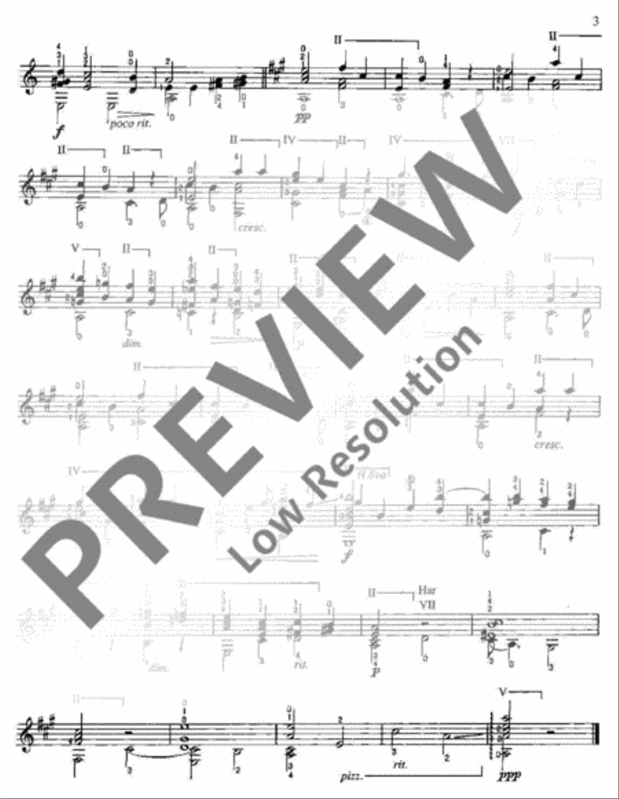 Ave Maria Classical Guitar scores gallery preview page 4