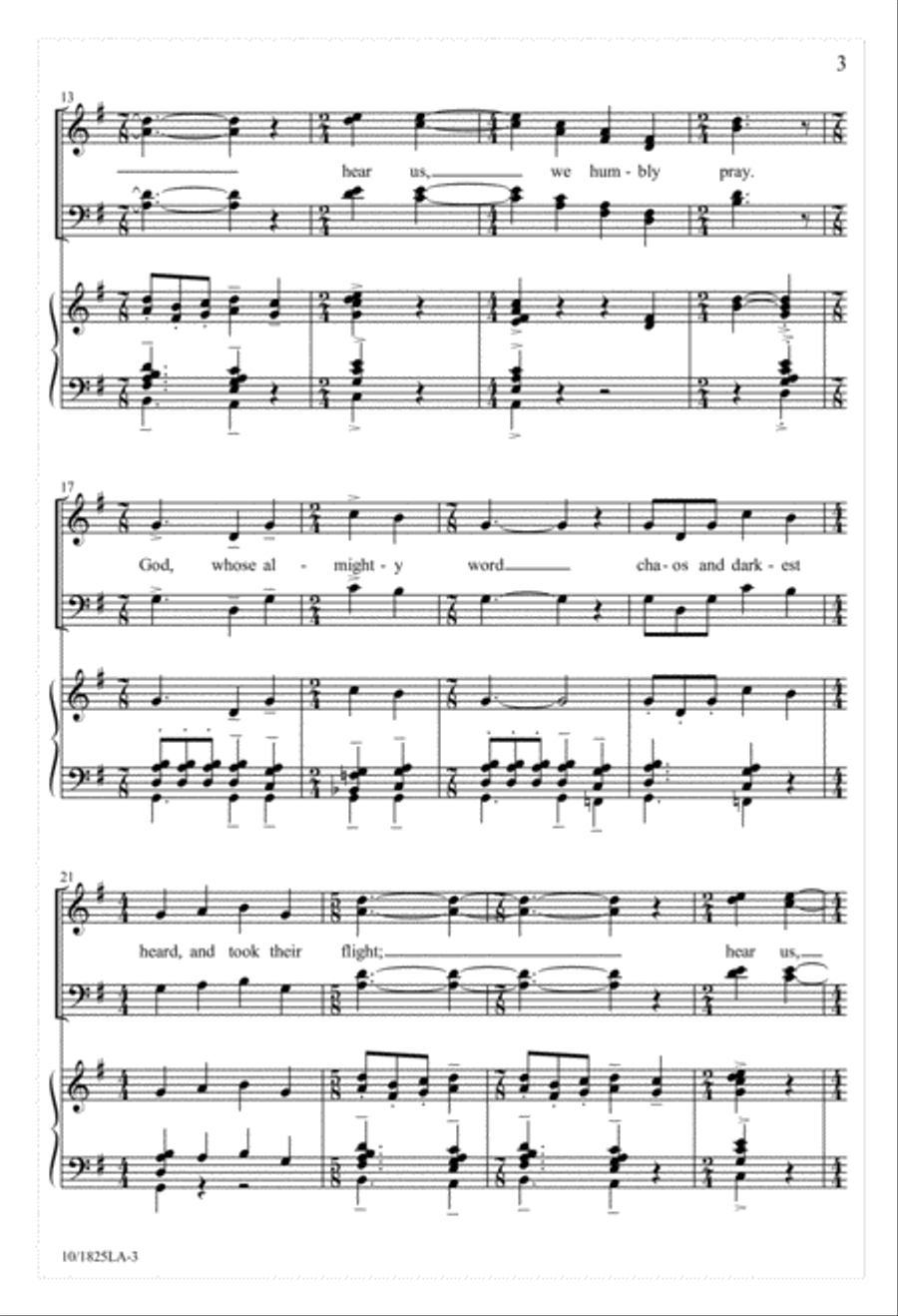 Hymn to the Trinity Hymn to the Trinity 4-Part scores gallery preview page 3