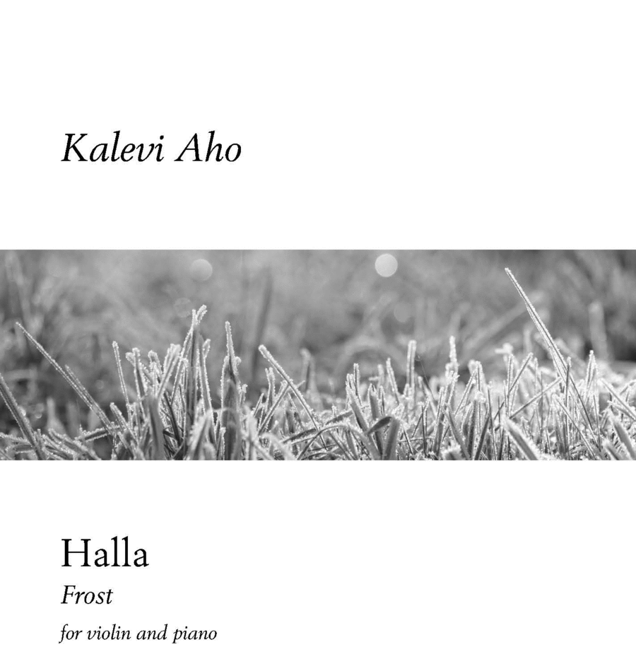 Halla (Frost) for violin and piano Violin Solo scores gallery preview page 1