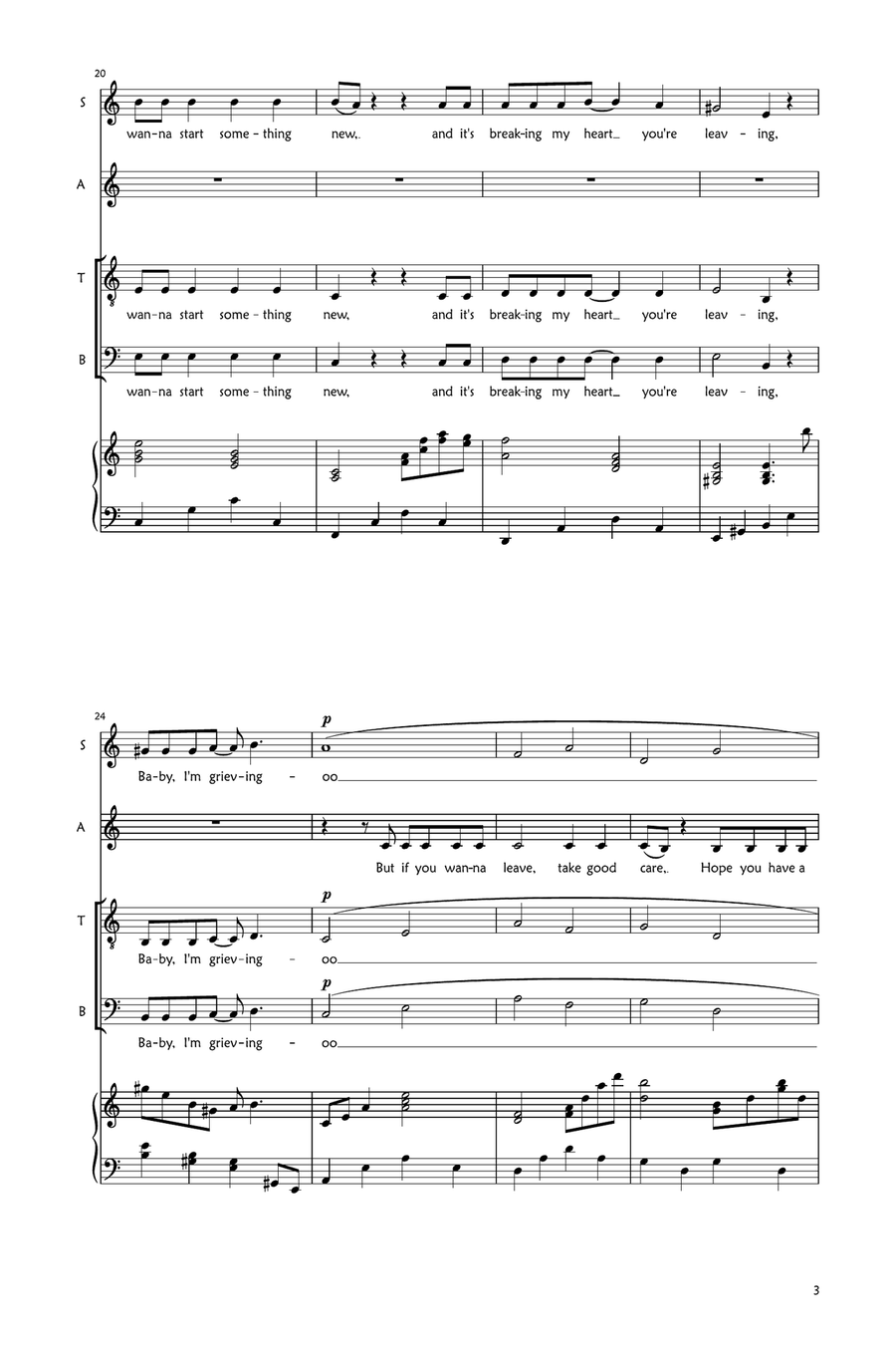Wild World Wild World 3-Part scores gallery preview page 3