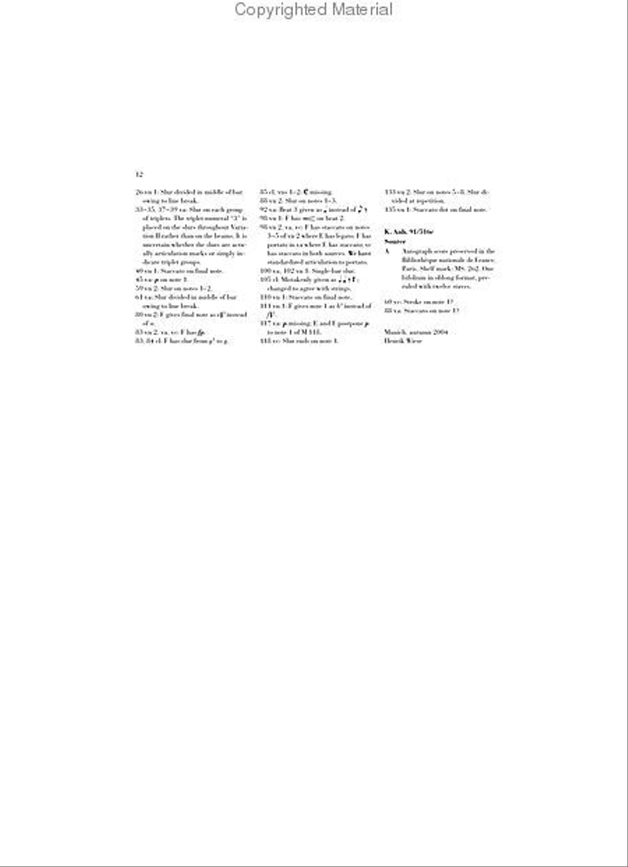 Clarinet Quintet A Major K581 and Fragment K.Anh. 91 (516c) Clarinet scores gallery preview page 12