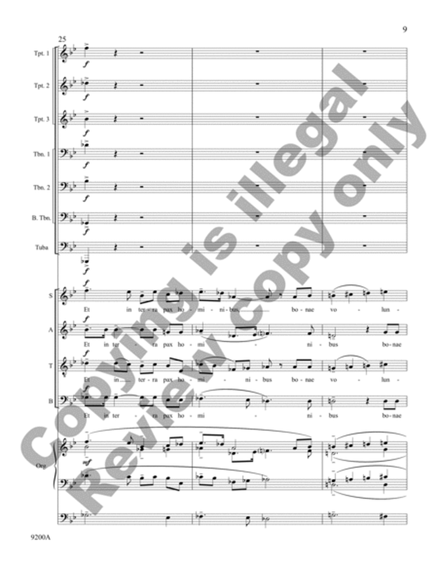 Gloria (Brass Ensemble Score)