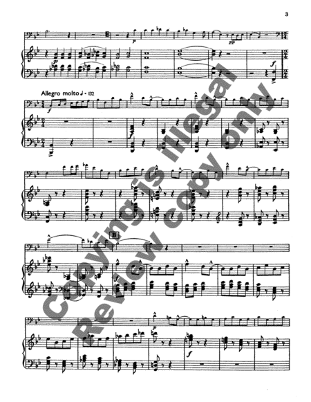 Concerto for Trombone by Gordon Jacob Piano Accompaniment - Sheet Music