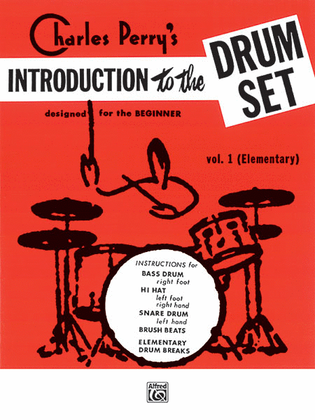 Book cover for Introduction to the Drumset, Book 1