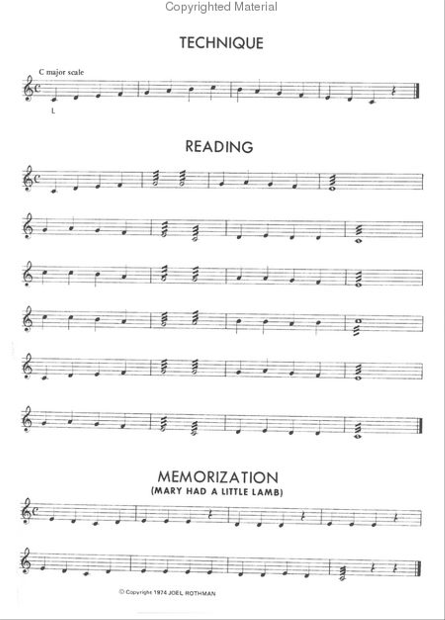 Fundamental Studies For Mallets Drums scores gallery preview page 3