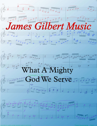 Book cover for What A Mighty God We Serve