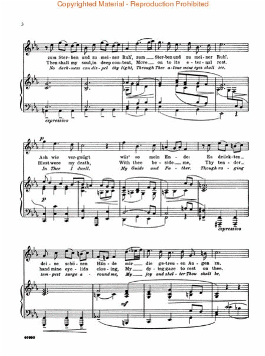 Bist du bei mir (Thou Art My Joy) Voice scores gallery preview page 3