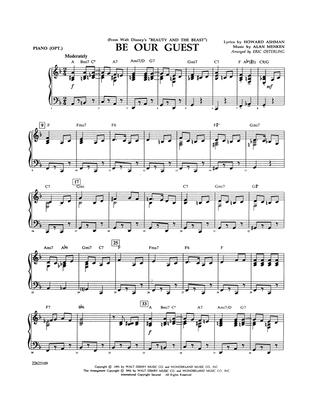 Book cover for Be Our Guest (from Beauty And The Beast) (arr. Eric Osterling) - Piano