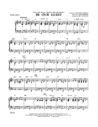 Be Our Guest (from Beauty And The Beast) (arr. Eric Osterling) - Piano