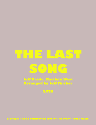 Book cover for The Last Song