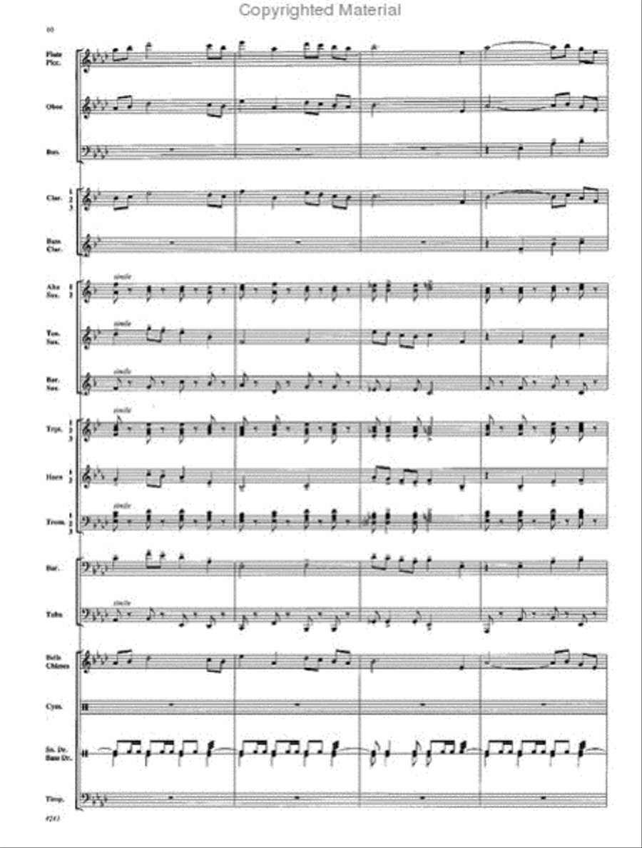 Encomium Encomium Concert Band scores gallery preview page 9