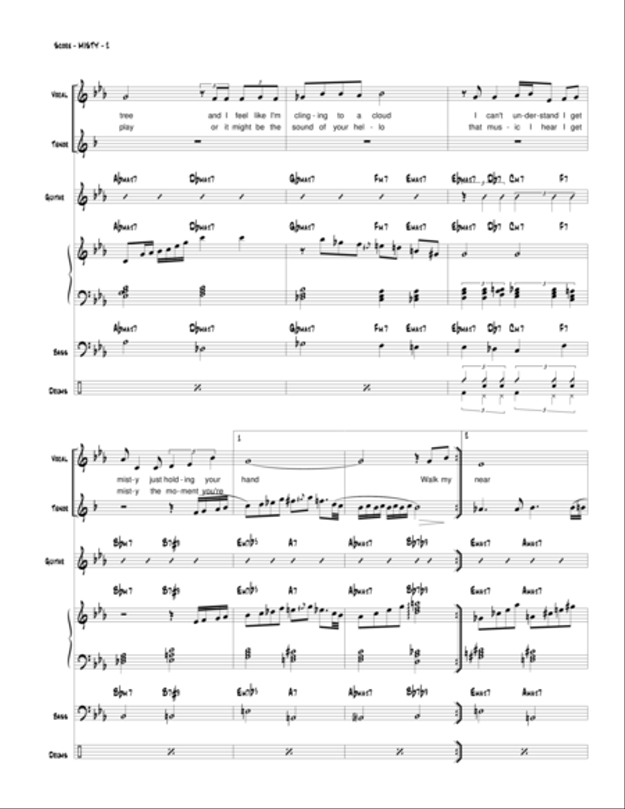 Misty Small Ensemble scores gallery preview page 3