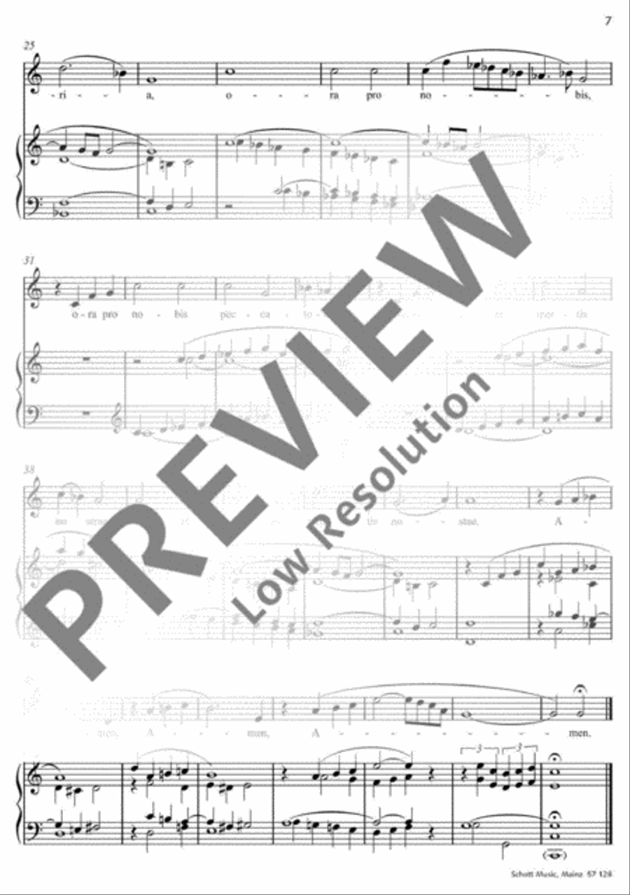 Ave Maria Voice scores gallery preview page 8