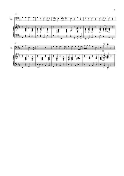 Jingle Bells (Jazzy Style!) for Cello and Piano image number null