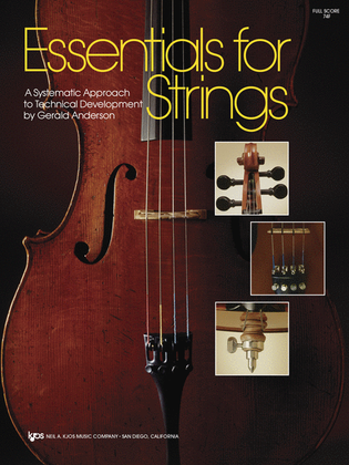 Book cover for Essentials For Strings - Violin