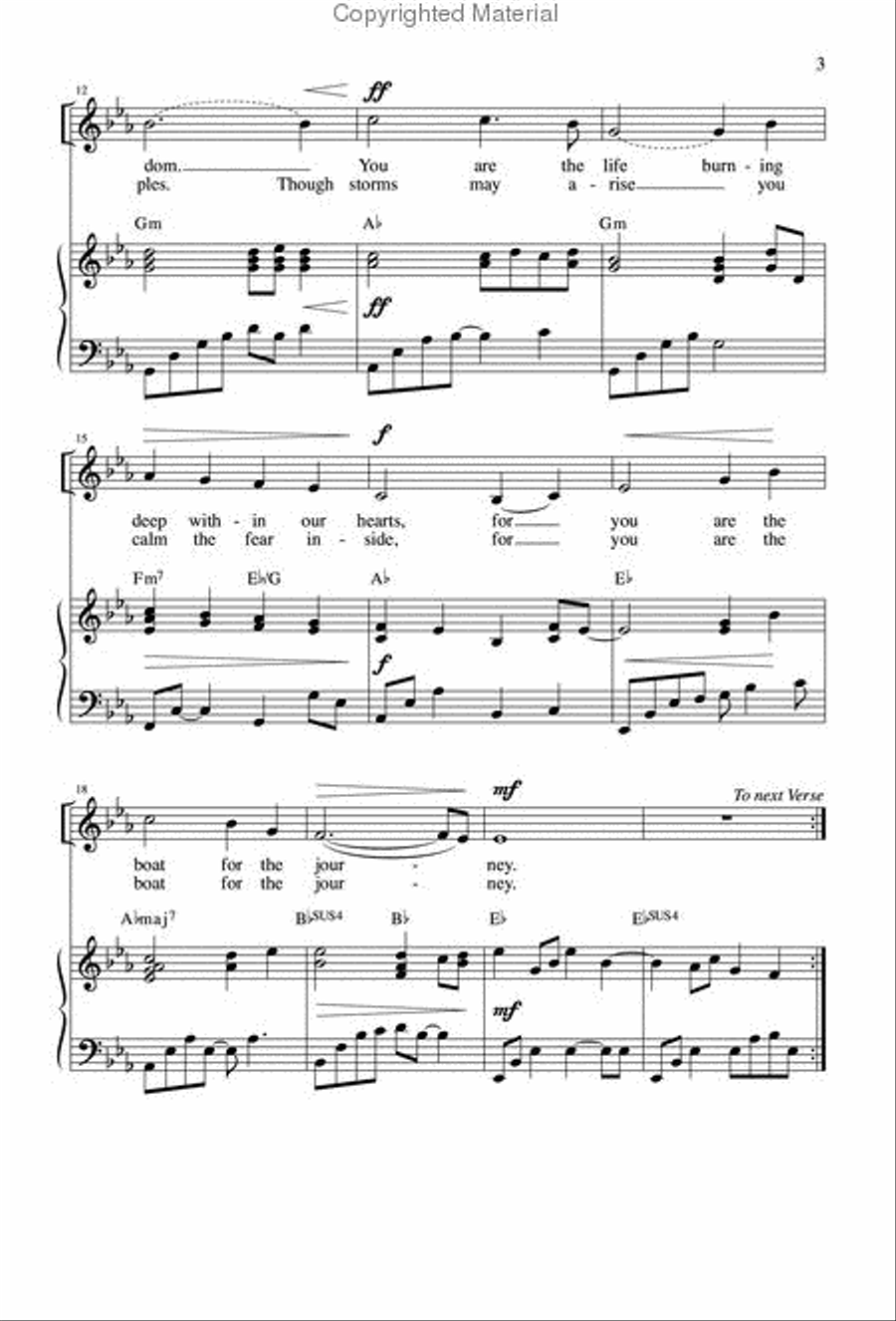 Love is the Boat for the Journey 3-Part scores gallery preview page 3