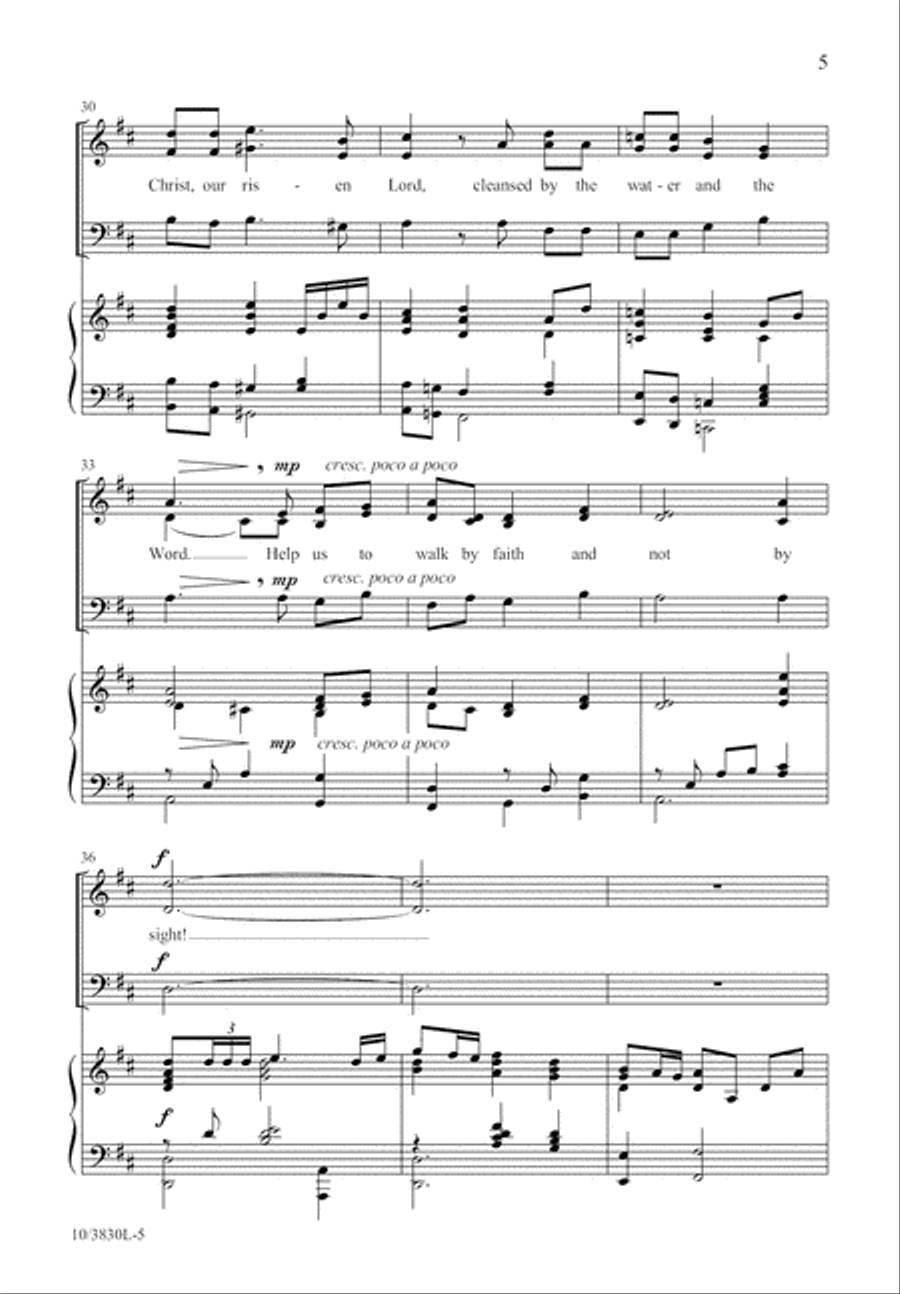 By Faith and Not by Sight 3-Part scores gallery preview page 6