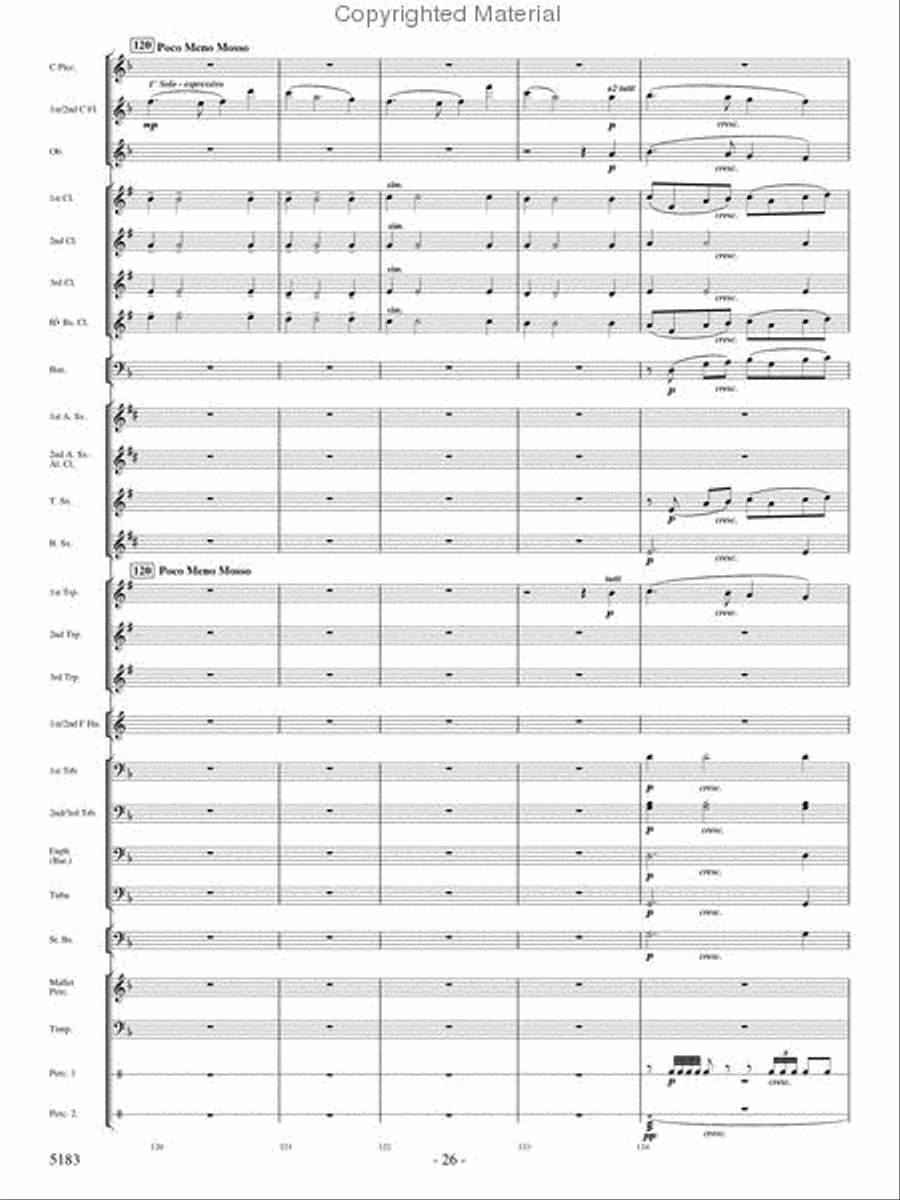 Portrait of Freedom Concert Band scores gallery preview page 25