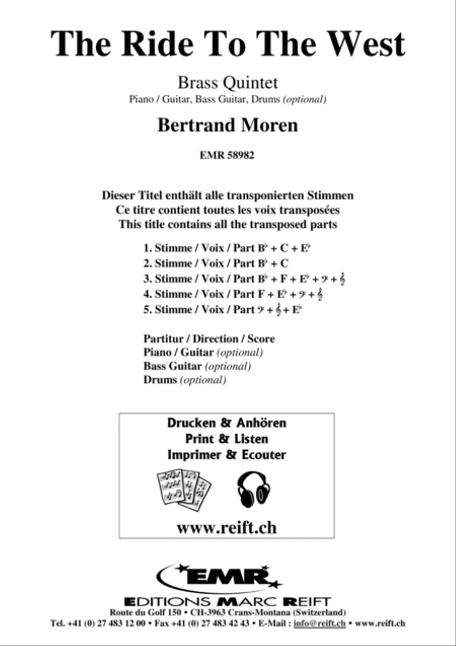 The Ride To The West The Ride To The West Brass Quintet scores gallery preview page 2