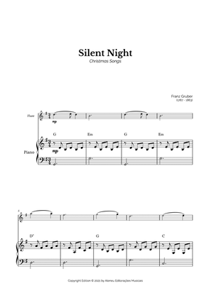 Silent Night for Easy Flute and Piano