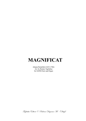 Book cover for MAGNIFICAT - Pachelbel - Arr. for SATB Choir and Organ - With parts