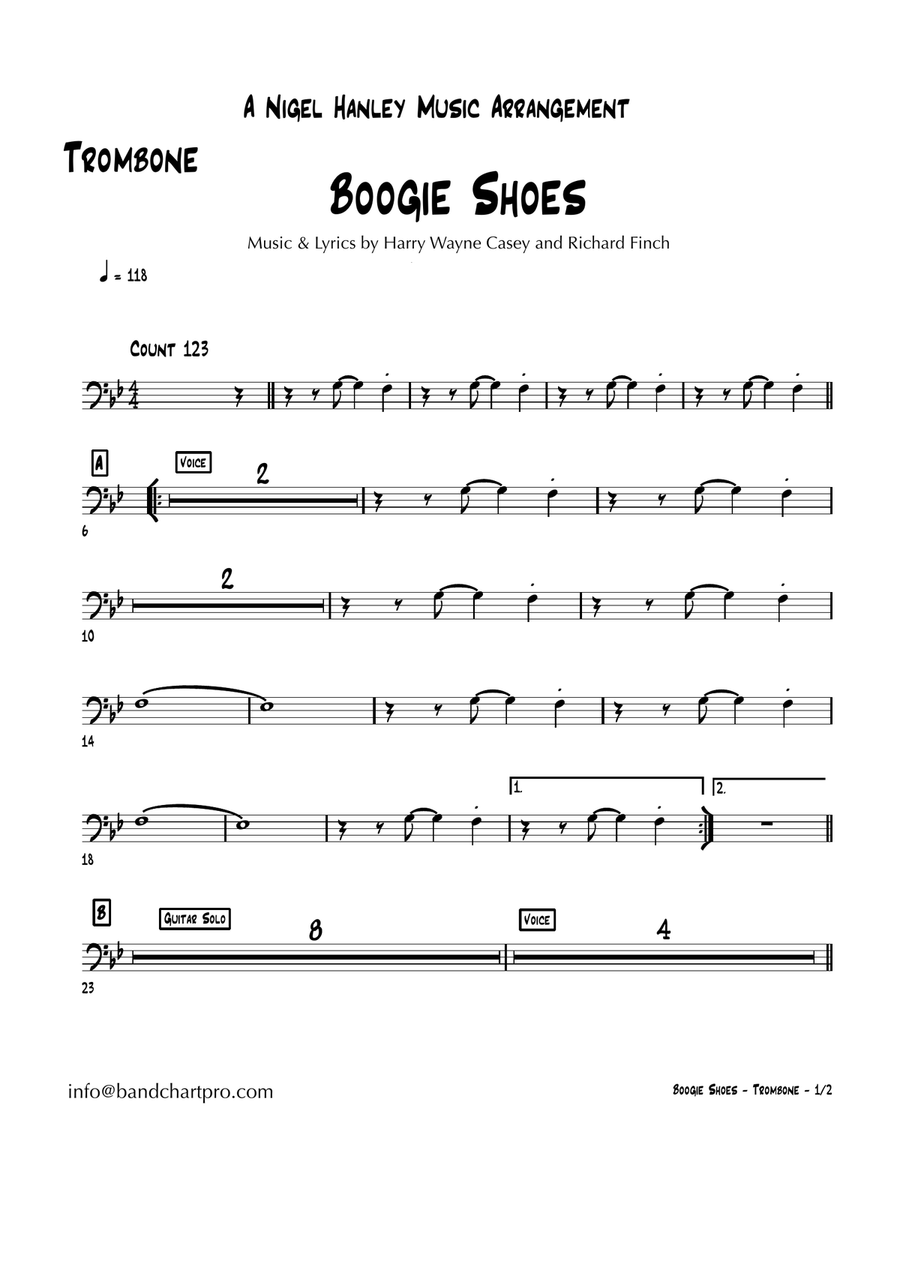 Boogie Shoes Jazz Ensemble scores gallery preview page 4