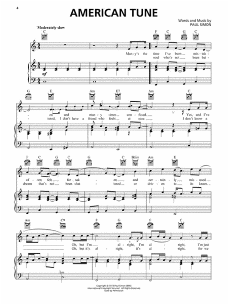 The New Standards Piano, Vocal, Guitar scores gallery preview page 4