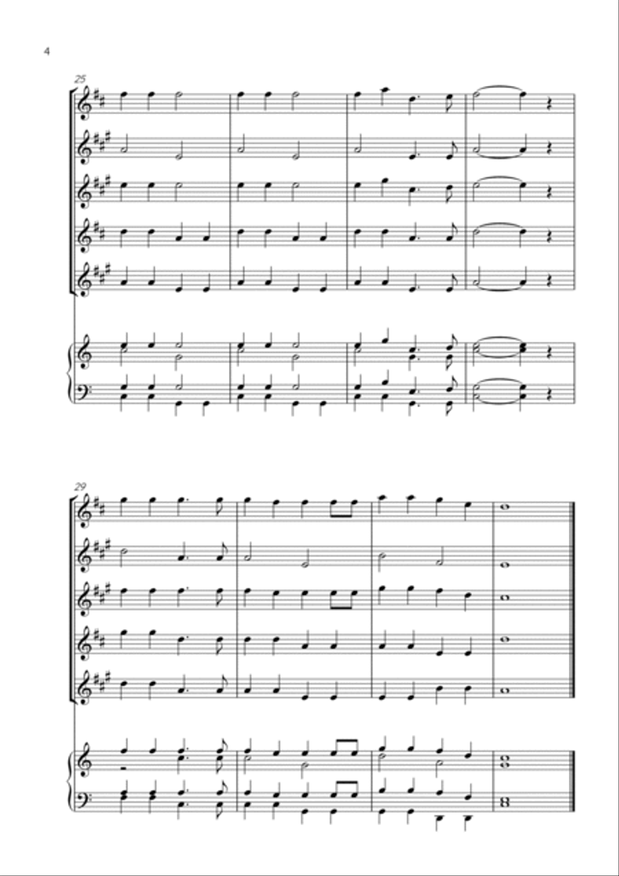 Jingle Bells Chamber Music scores gallery preview page 4