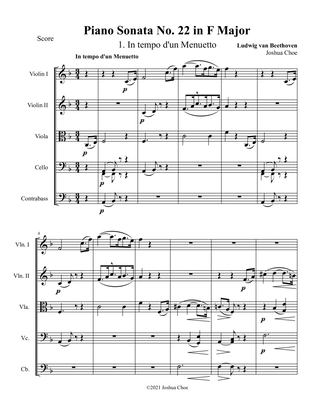 Piano Sonata No. 22, Movement 1