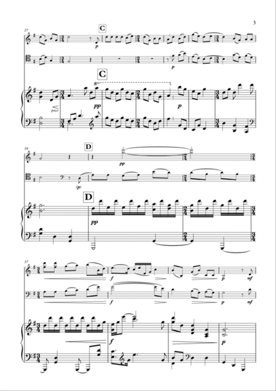 Karatachi No Hana Karatachi No Hana Piano Trio scores gallery preview page 3