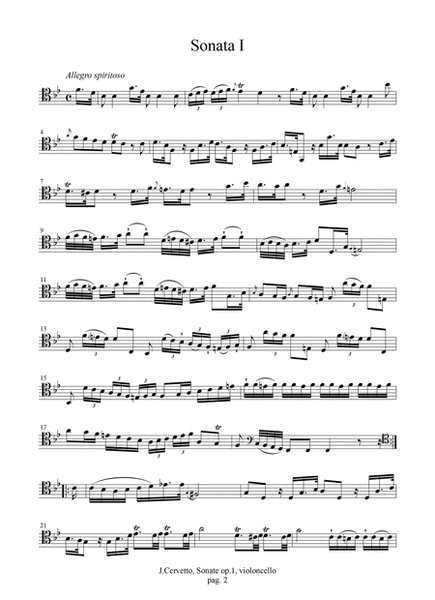 6 Sonate op.1 (London, [1768])
