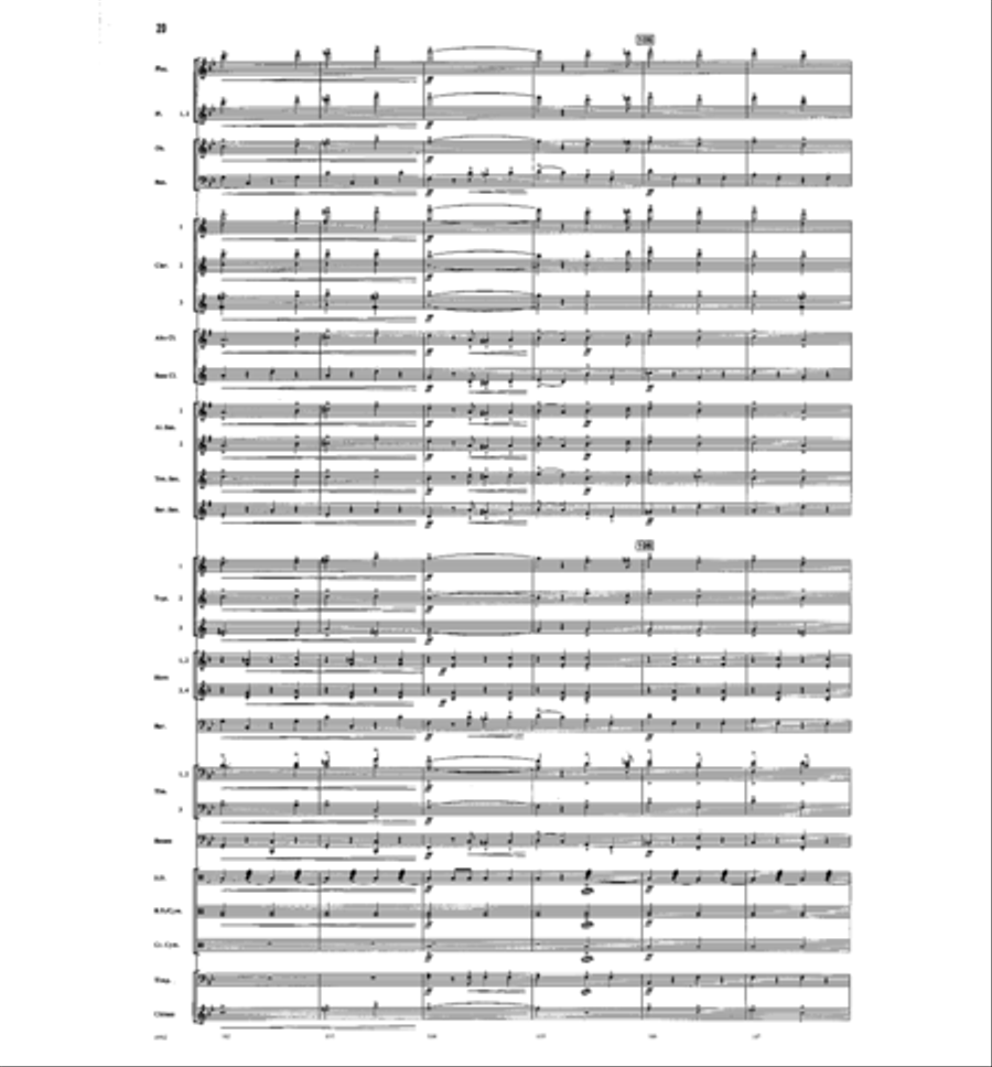 The Chimes of Liberty Concert Band scores gallery preview page 18