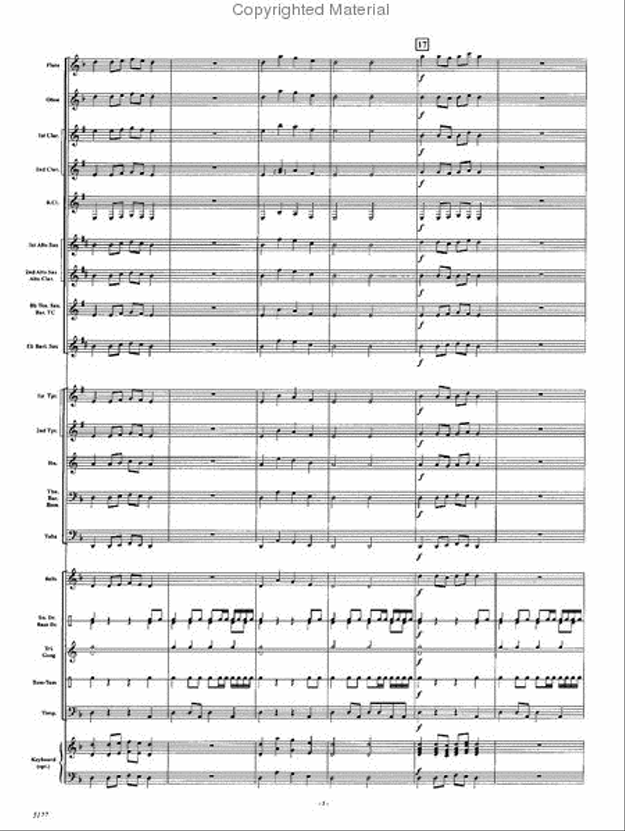 Knights of the Round Table Concert Band scores gallery preview page 4