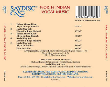 North Indian Vocal Music
