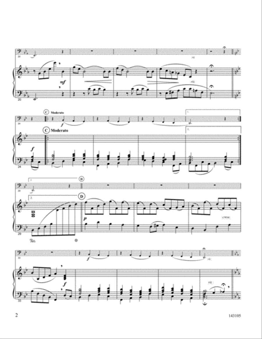 My Jesus I Love Thee Tuba scores gallery preview page 2