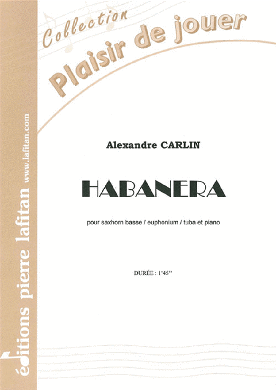 Habanera Euphonium scores gallery preview page 1
