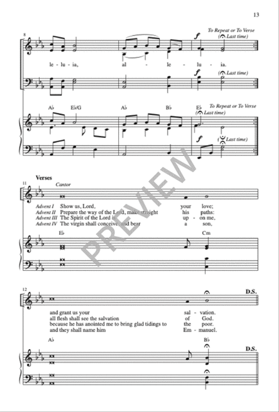 Missa de Lumine 4-Part scores gallery preview page 15