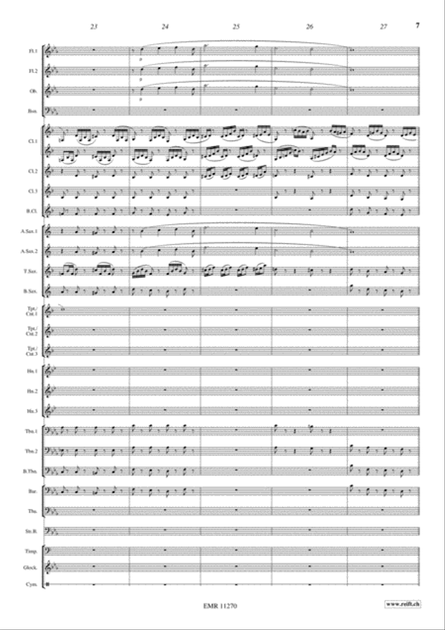 Toccata Concert Band scores gallery preview page 8