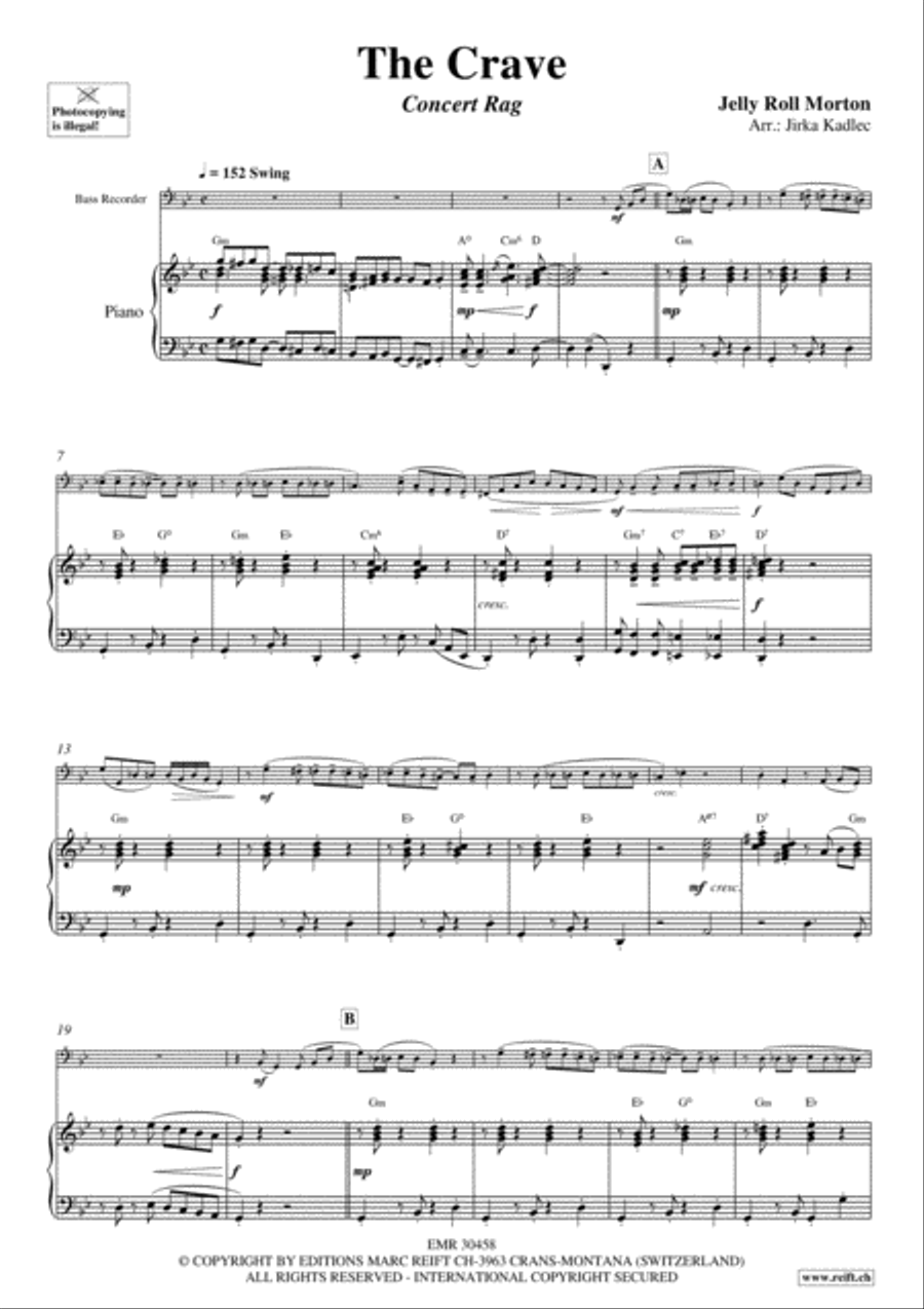 The Crave The Crave Bass Recorder scores gallery preview page 4