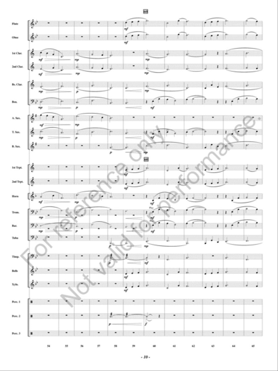 Outrider Concert Band scores gallery preview page 11