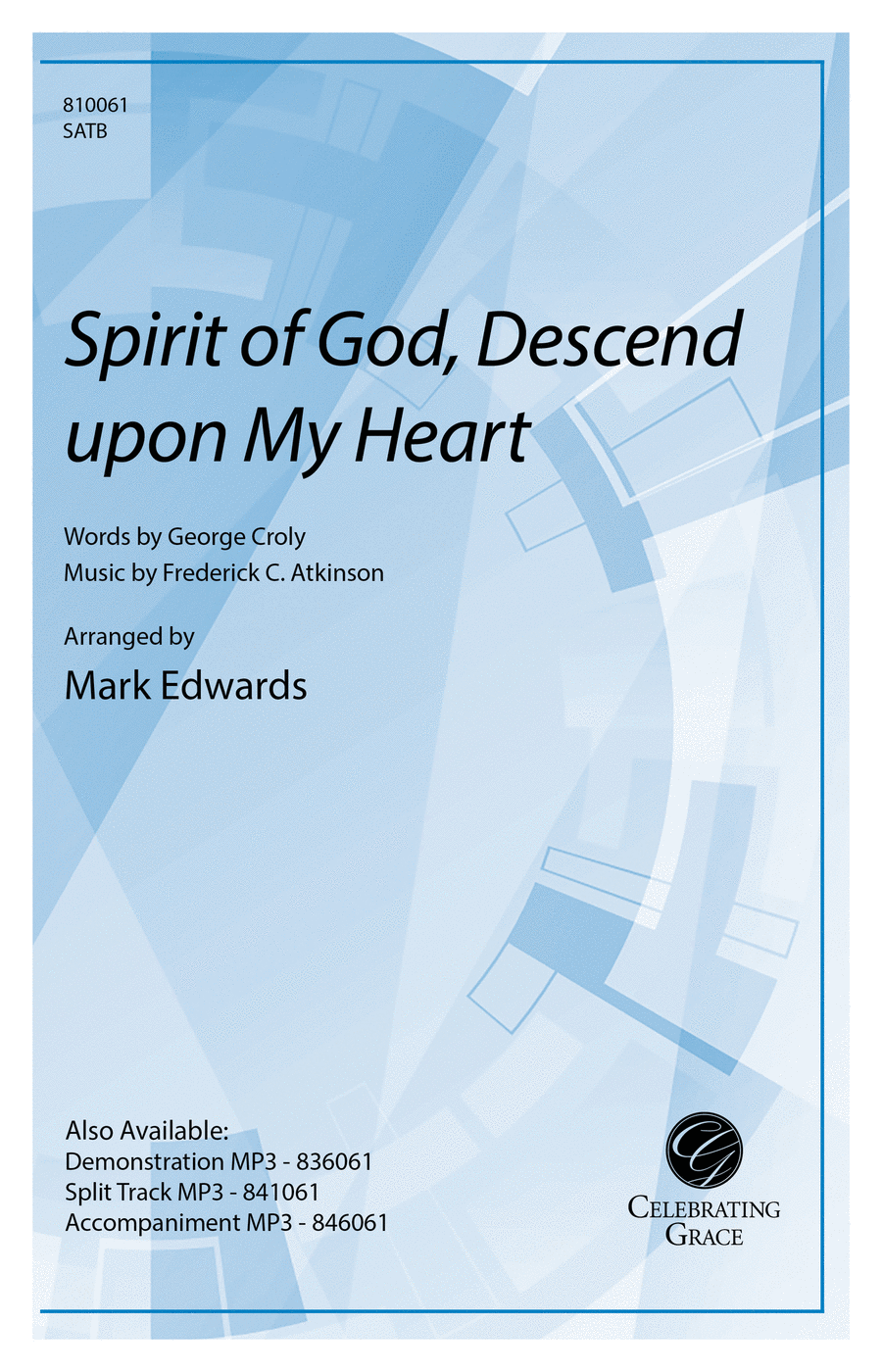 Spirit of God, Descend upon My Heart 4-Part scores gallery preview page 1