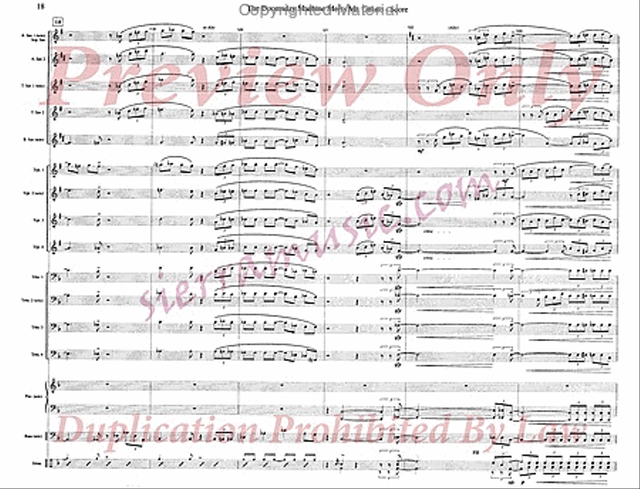 The Doomsday Machine Meets Mr. Gelato Jazz Ensemble scores gallery preview page 19